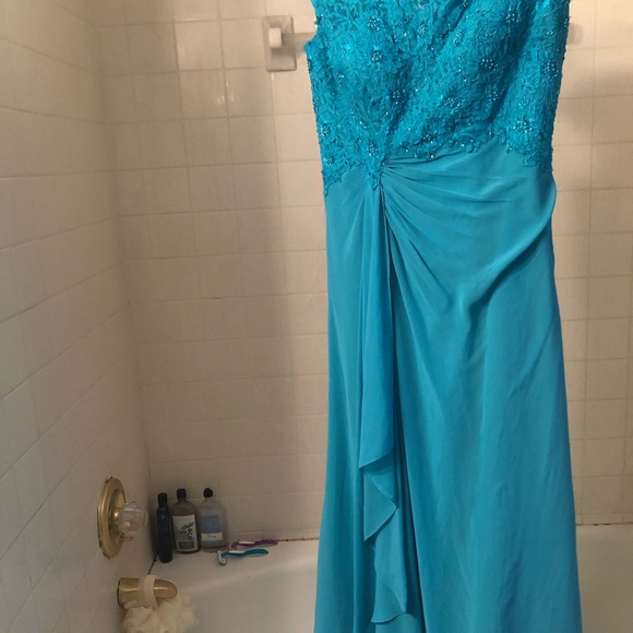 Cameron Blake JADE blue evening/MOB gown - Picture 5 of 12